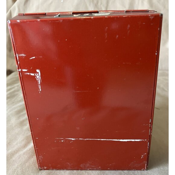 BARET WARE ENGLAND TIN TEA CADDY, CHINOISERIE - 6.5” - Picture 6 of 6